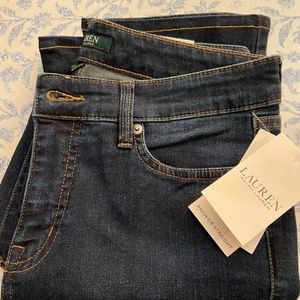 Ralph Lauren Premier Straight Jeans; Deep Royal; 4/30; $89.50 Orig; Slim